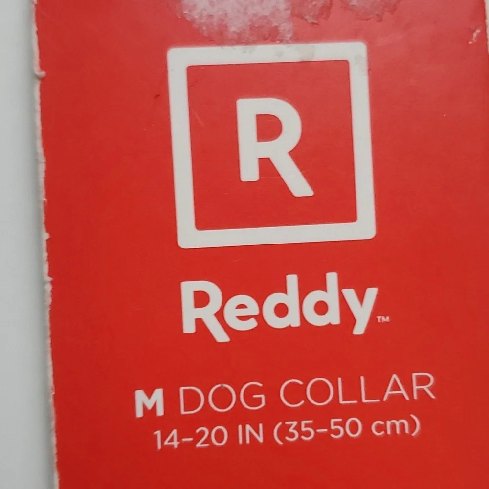 Reddy Grey Durable Dog Collar-Medium